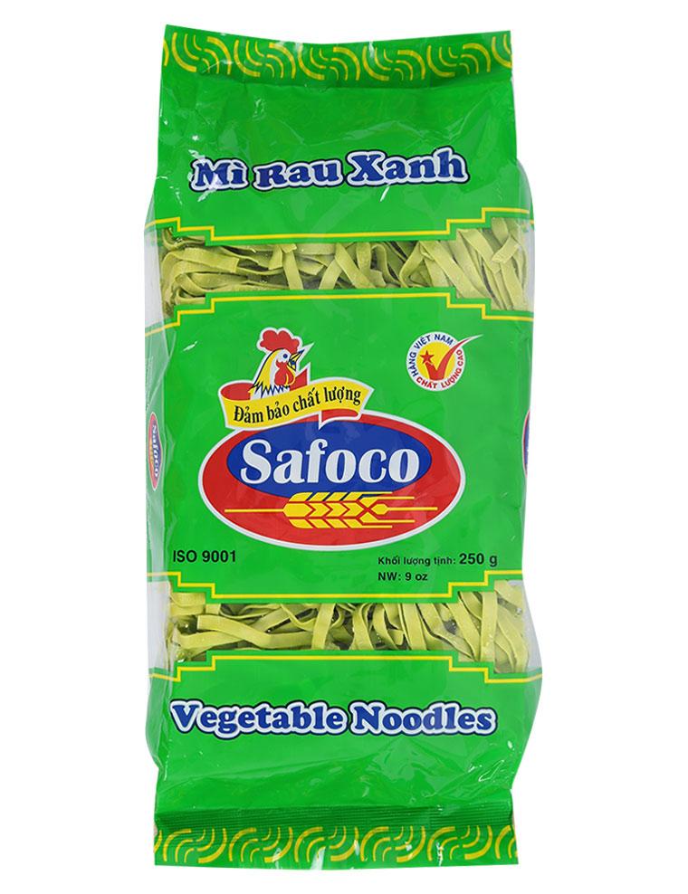Mì Safoco Rau Xanh 250g