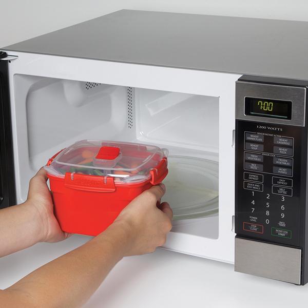 Hộp hấp thực phẩm Sistema 1102 - 2.4 lít