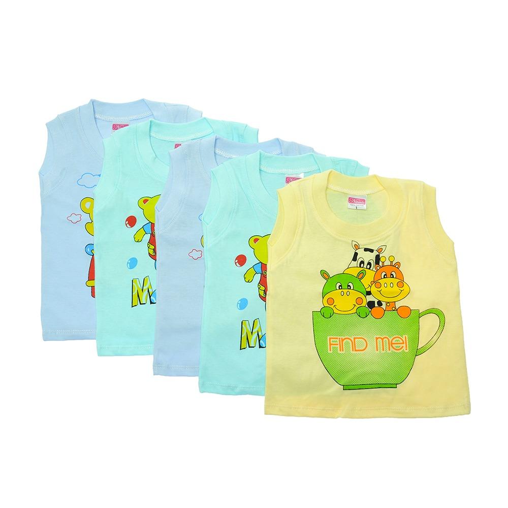 Áo tay lỡ Nanio bé trai màu
