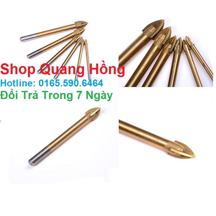 BỘ 6 MŨI KHOAN VONFRAM