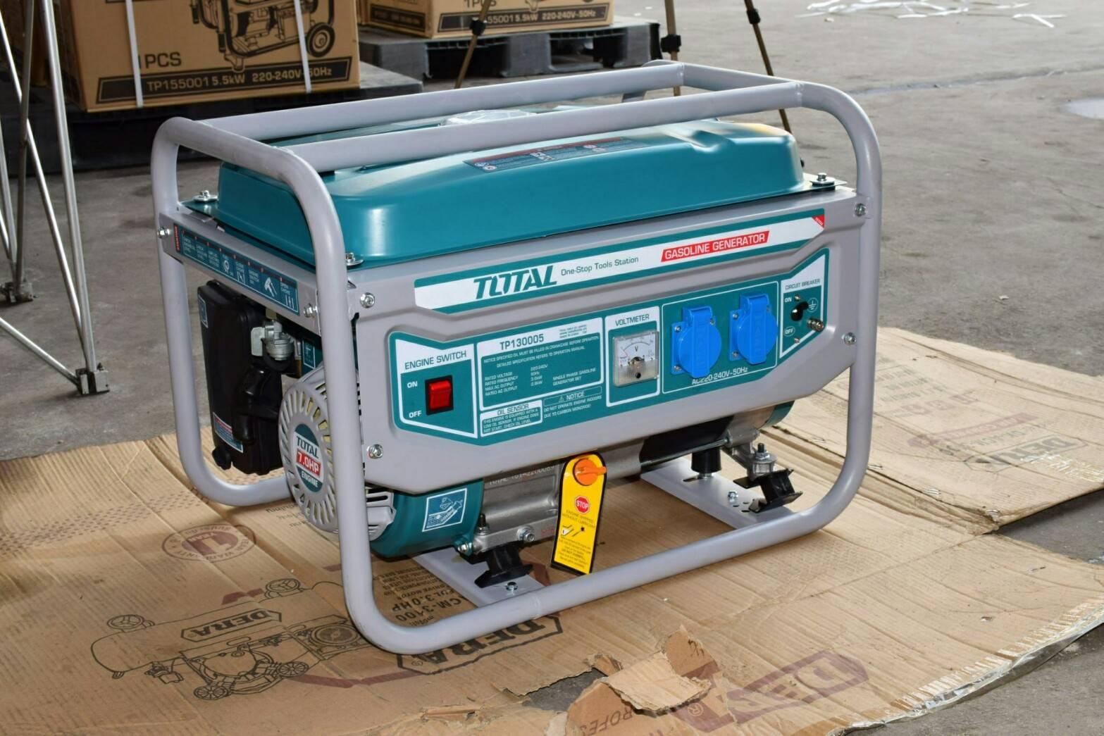 MÁY PHÁT ĐIỆN DÙNG XĂNG TOTAL TP130005
