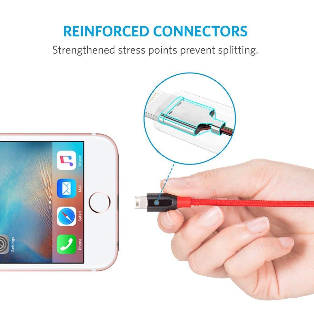 Cáp Anker Lightning Nylon 1.8m