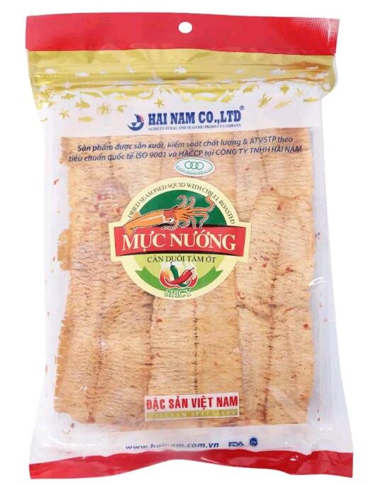 Mực Nướng Cán Duỗi Tẩm Ớt Hải Nam 200g