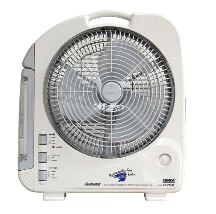 Quạt sạc tích điện Sunca SF-292A/292B