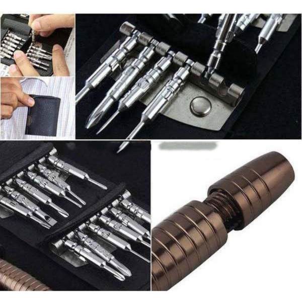 Bộ Tô Vít Đa Năng Cao Cấp , Bộ Tô Vít Đóng - Mua ngay bộ tô vít ví da đa năng 25 trong 6 , Hàng xịn, giá tốt, hốt luôn => BH uy tín bởi Tuli Store 042