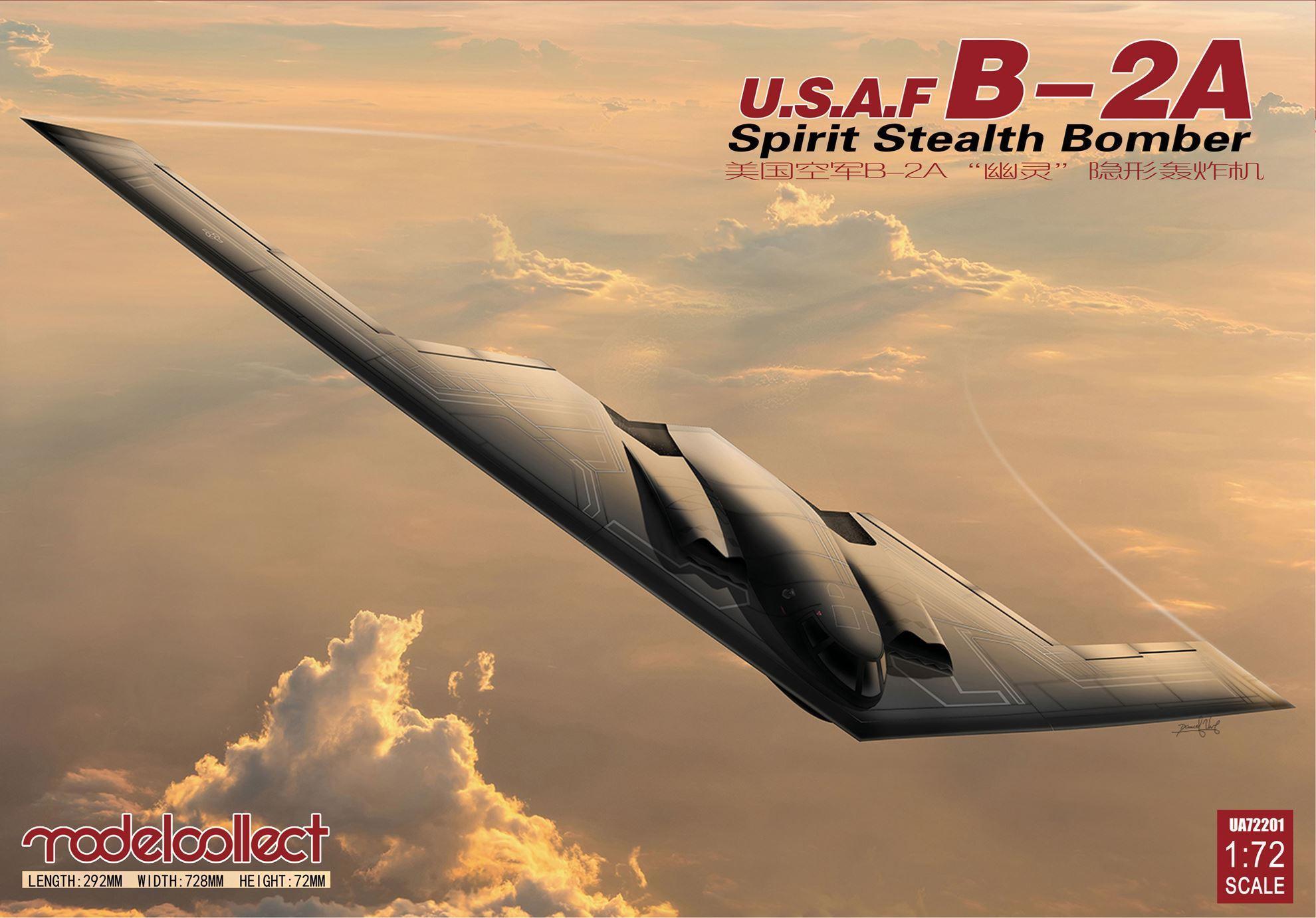 Mô hình lắp ghép máy bay B-2A Spirit