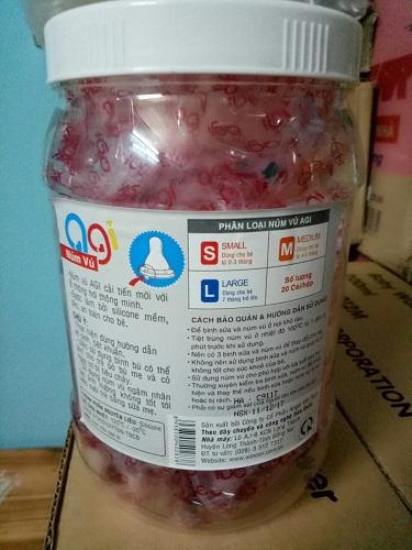 Combo 2 Núm Ty Agi S (từ 0-3 tháng)