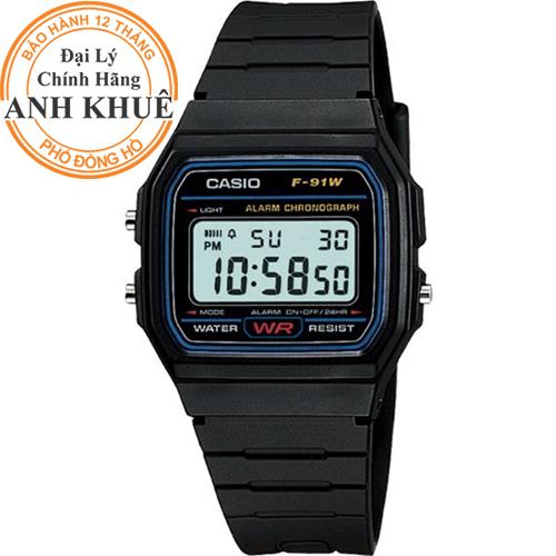 Đồng Hồ Nam Casio F-91W-1DG