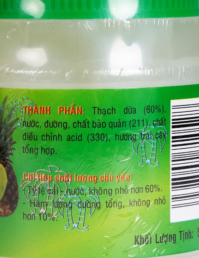 Thạch Dừa Hạnh Dung 560G
