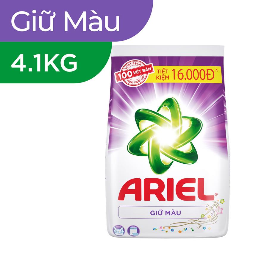 Bột giặt Ariel giữ màu - túi 4.1 kg