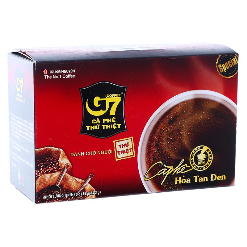 Cà phê đen hòa tan G7 hộp 15 gói x 2g