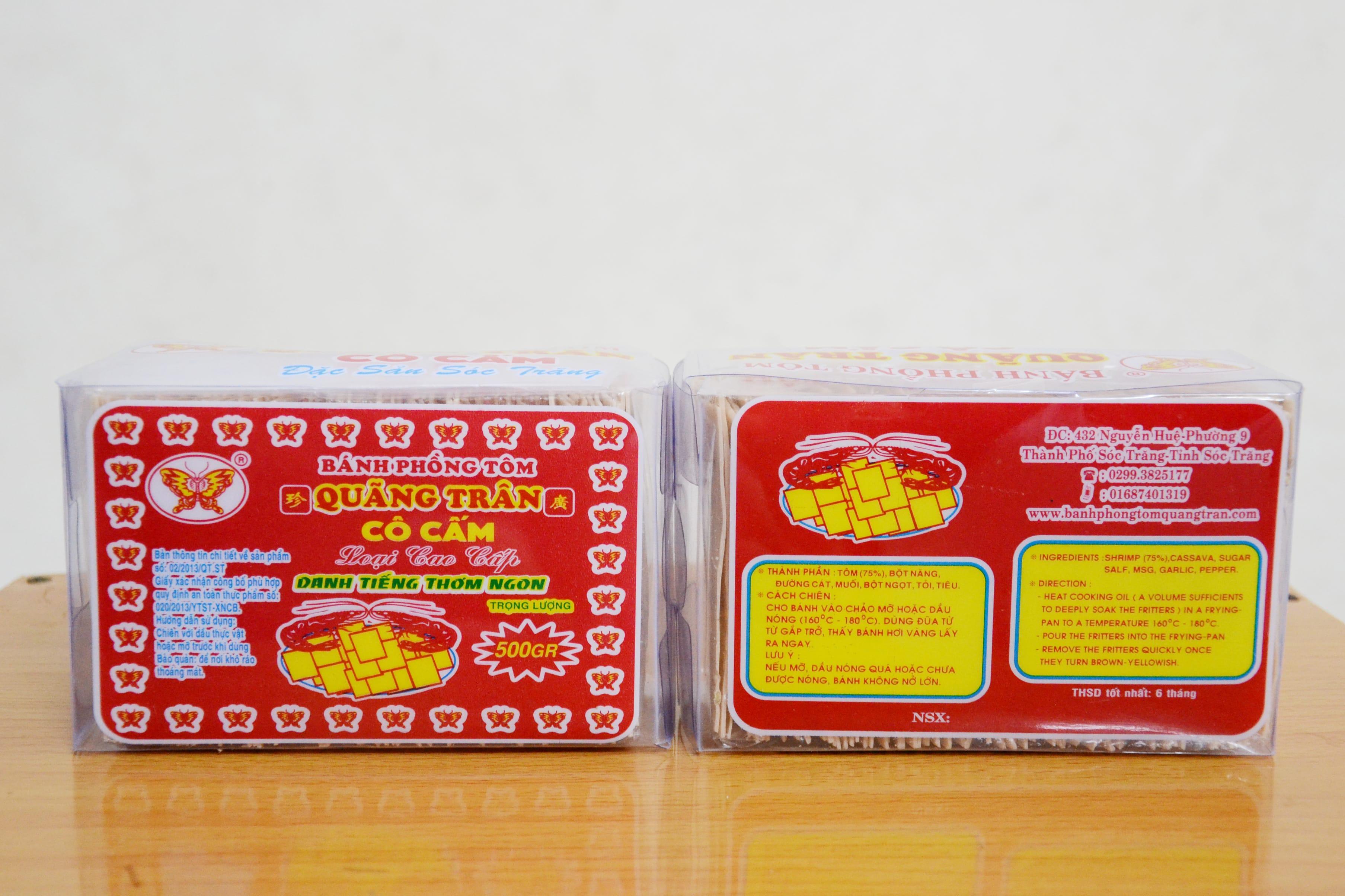 Bánh phồng tôm Quãng Trân