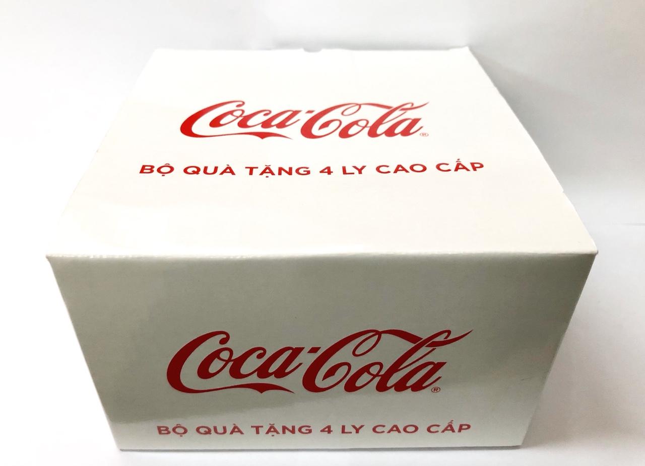 Bộ quà tặng 4 ly thủy tinh CocaCola