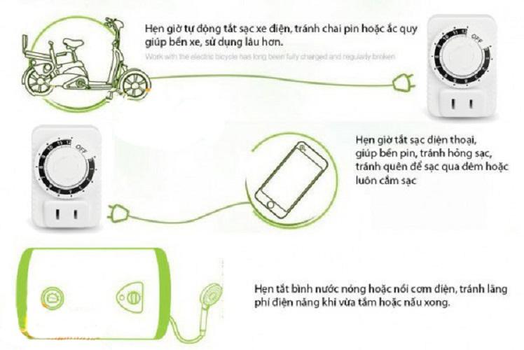 Ổ cắm hẹn giờ tắt đếm ngược CX-05
