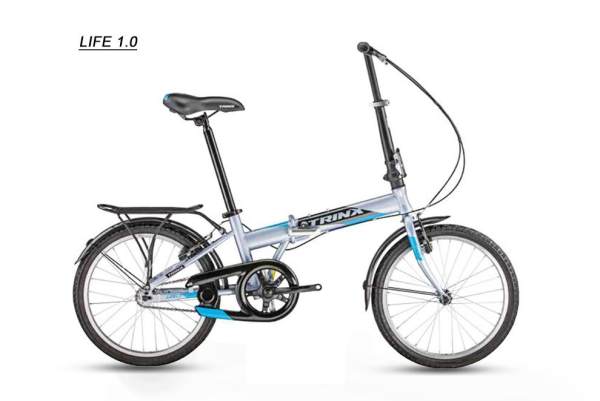 Xe đạp gấp Trinx LIFE 1.0 2018 Grey/Black Blue