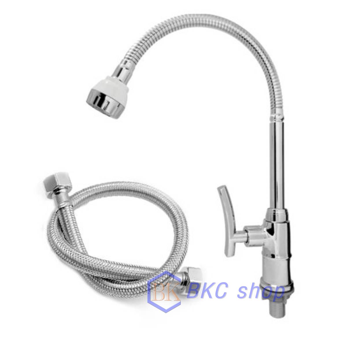 VÒI RỬA CHÉN LẠNH CẦN LÒ XO SANJI CL22/22B