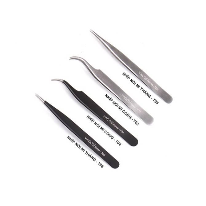 Nhíp nối mi thẳng Vacosi T05