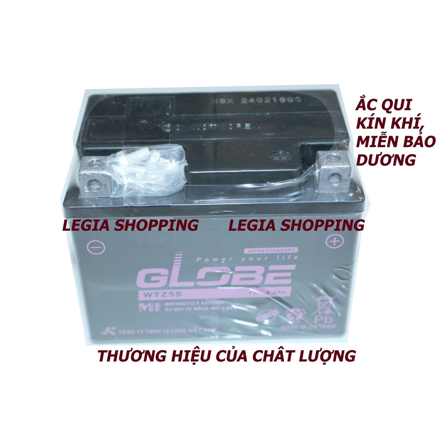 Ắc quy xe máy GLOBE WTZ5S-E