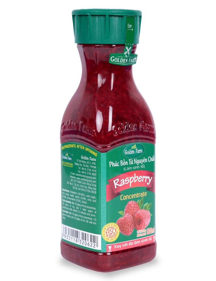 Sinh tố Phúc bồn tử Golden Farm 500ml
