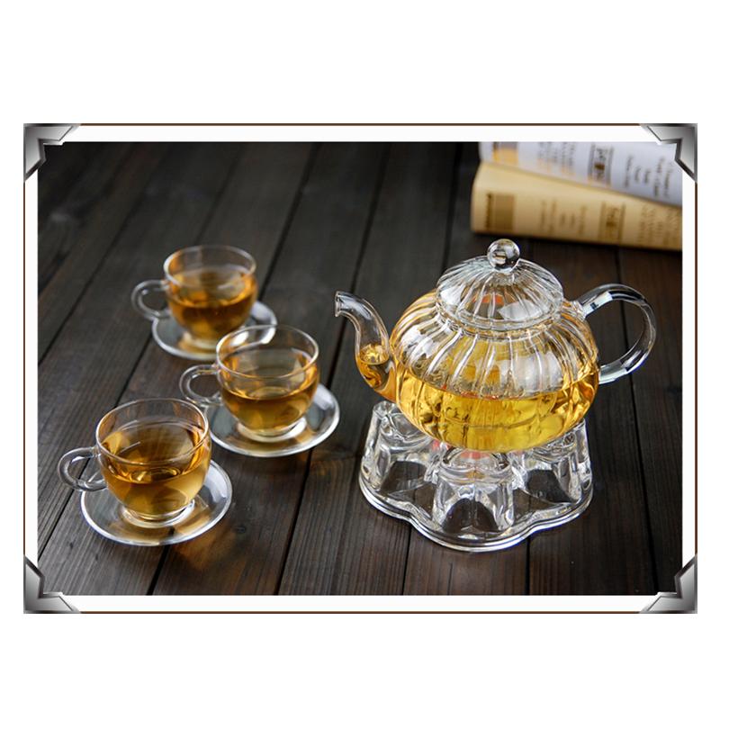 Bộ ấm chén thủy tinh Zeno SET58