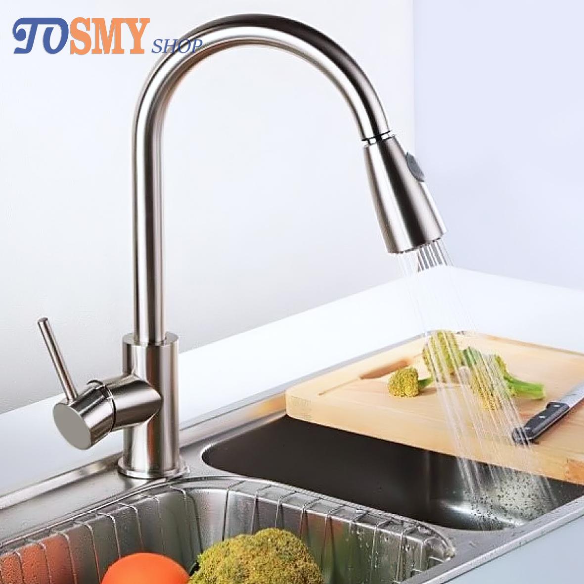 Vòi rửa chén Inox 304 Sanji KCNI-03