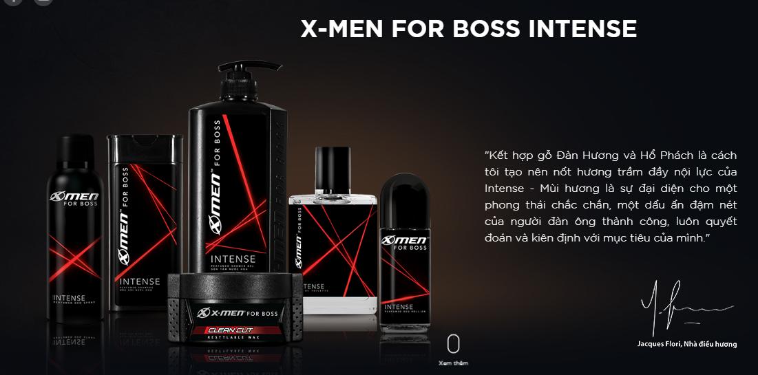 Sữa Tắm X-men For Boss Intense 180g
