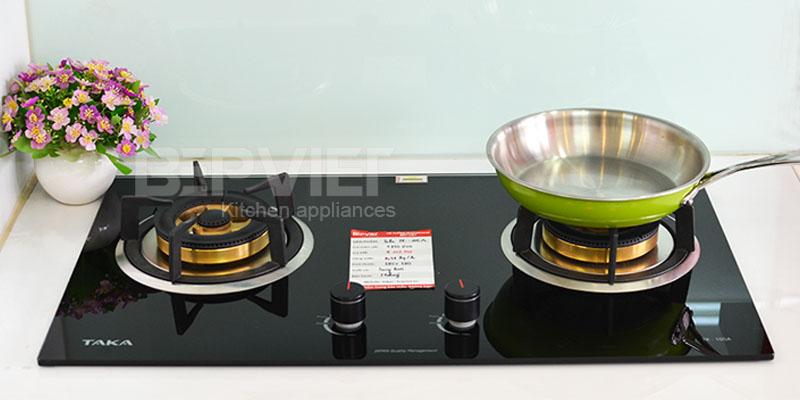 Bếp gas âm Taka TK-105A - Bếp đôi