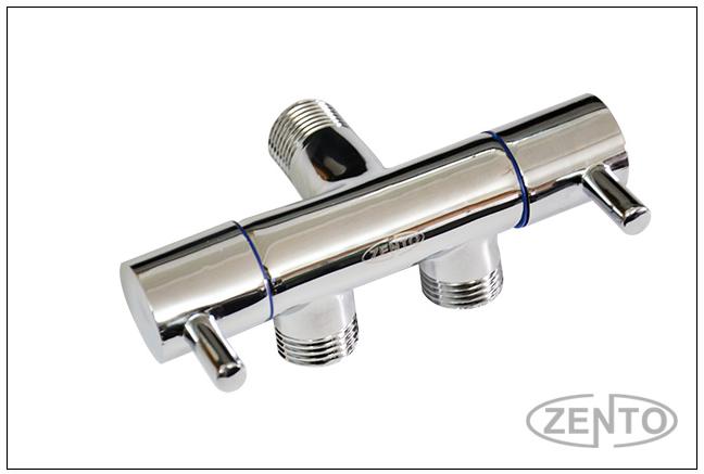 VAN KHÓA NƯỚC 2 ĐẦU ZENTO ZT982
