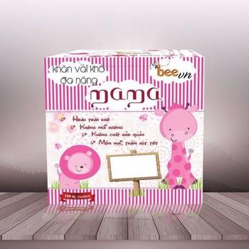 Khăn vải khô đa năng MaMa 180 tờ/hộp