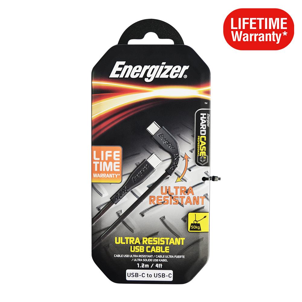 Cáp sạc Type-C Energizer C41C2CGB/C41C2CGBKM