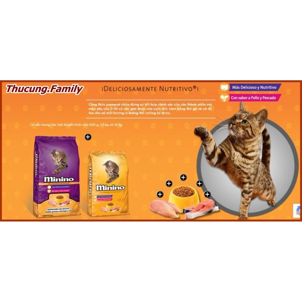 Thức ăn chó Minino 480g