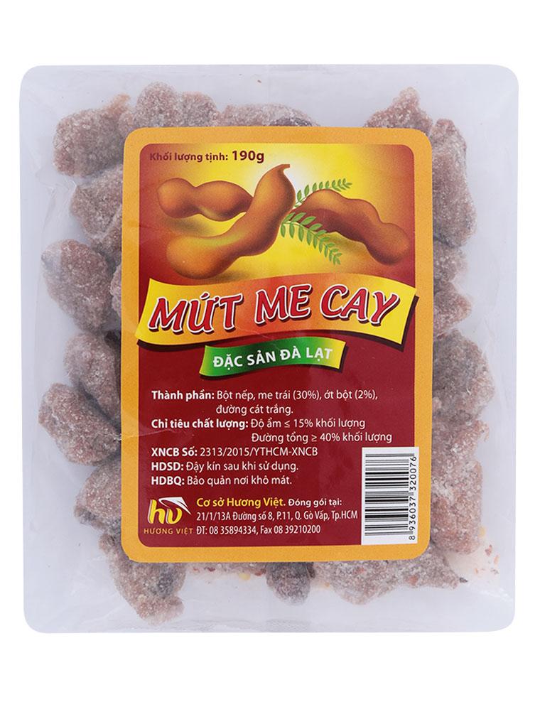 Mứt me cay Hương Việt 190g