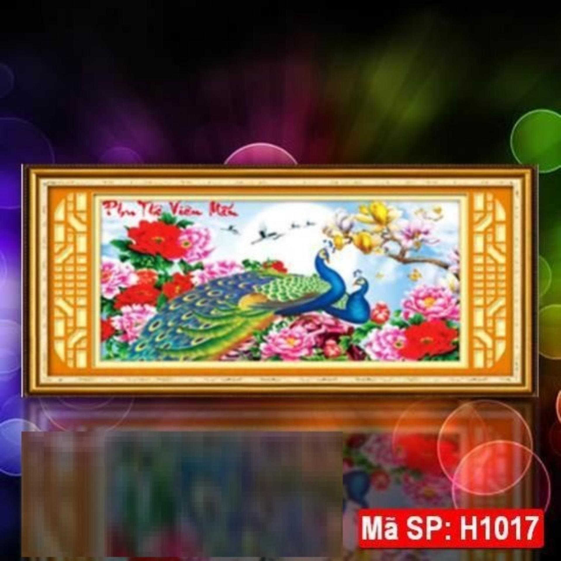 Tranh đính đá H1017 - Phu thê viên mãn