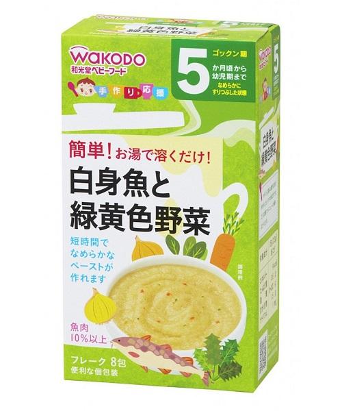 Bột cá tuyết và rau Wakodo 5M+