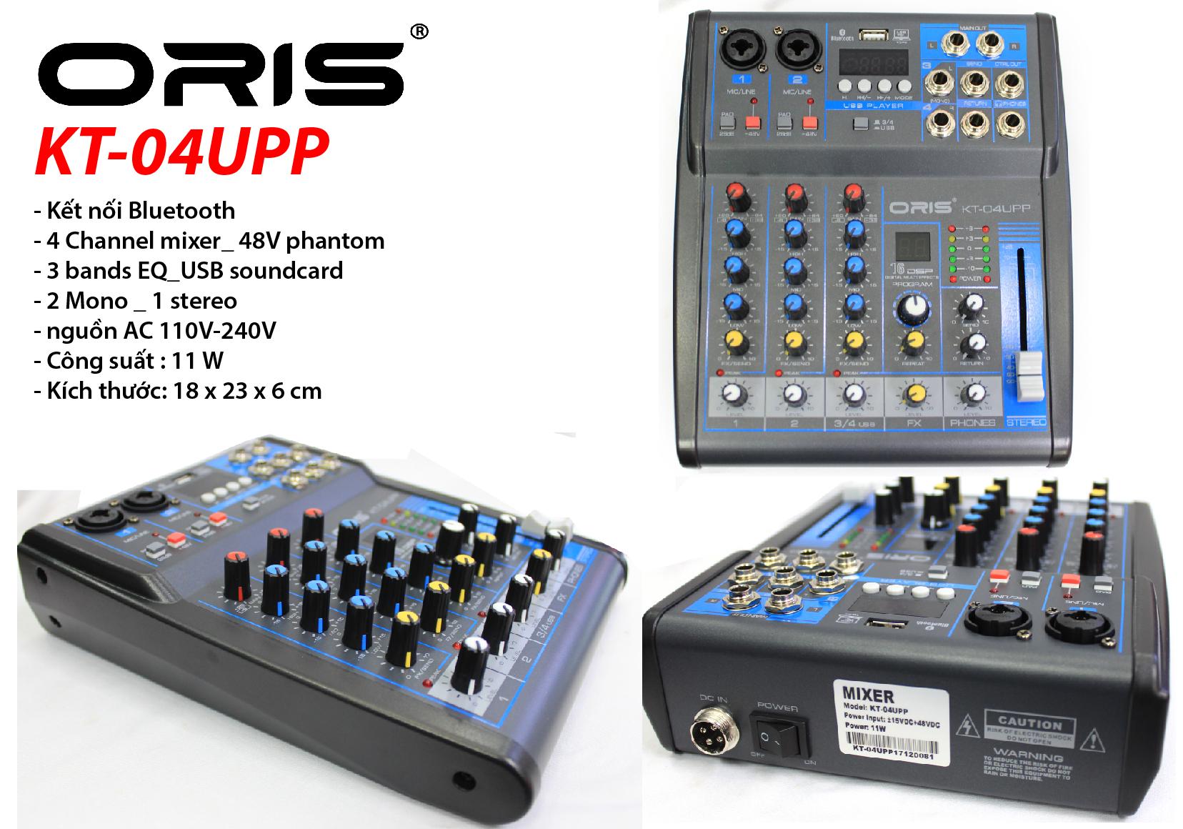 Mixer bàn mini ORIS 04UPP