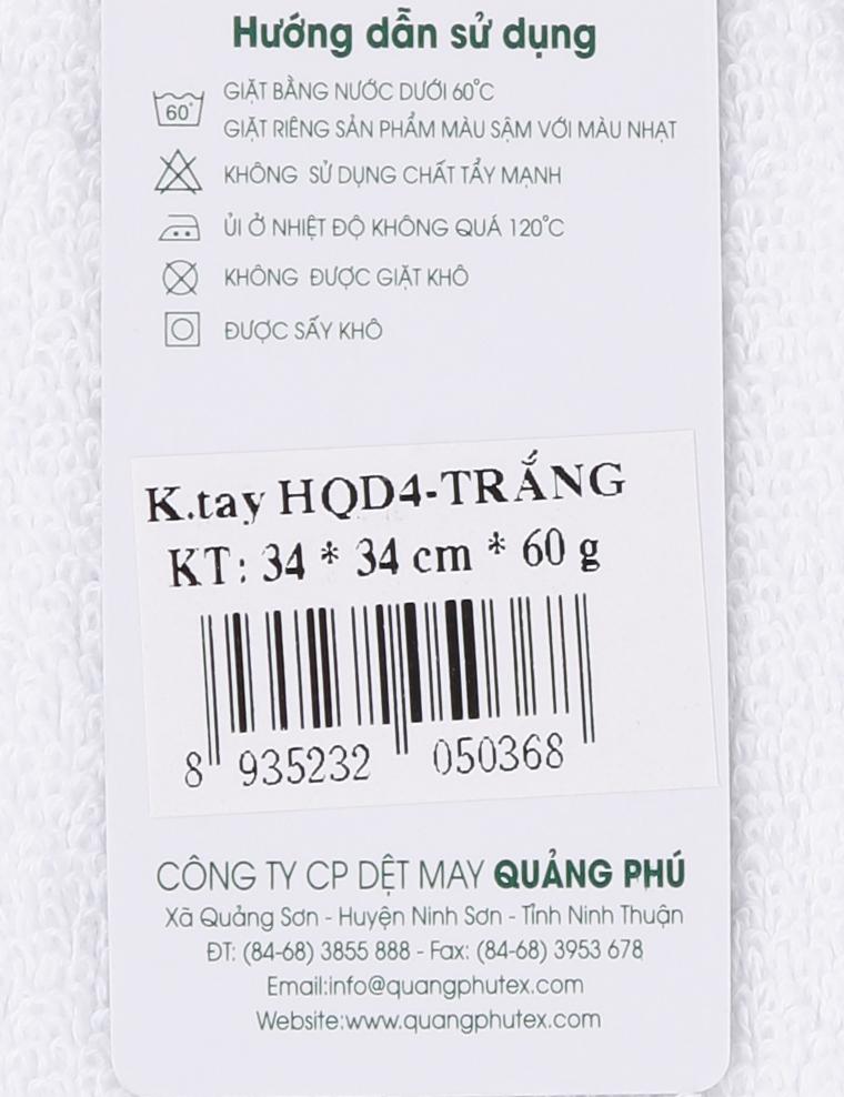 Khăn mặt Belleto HQD4 34 x 34cm