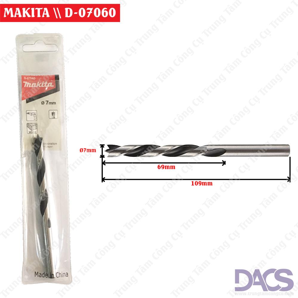 MŨI KHOAN GỖ MAKITA D-07060