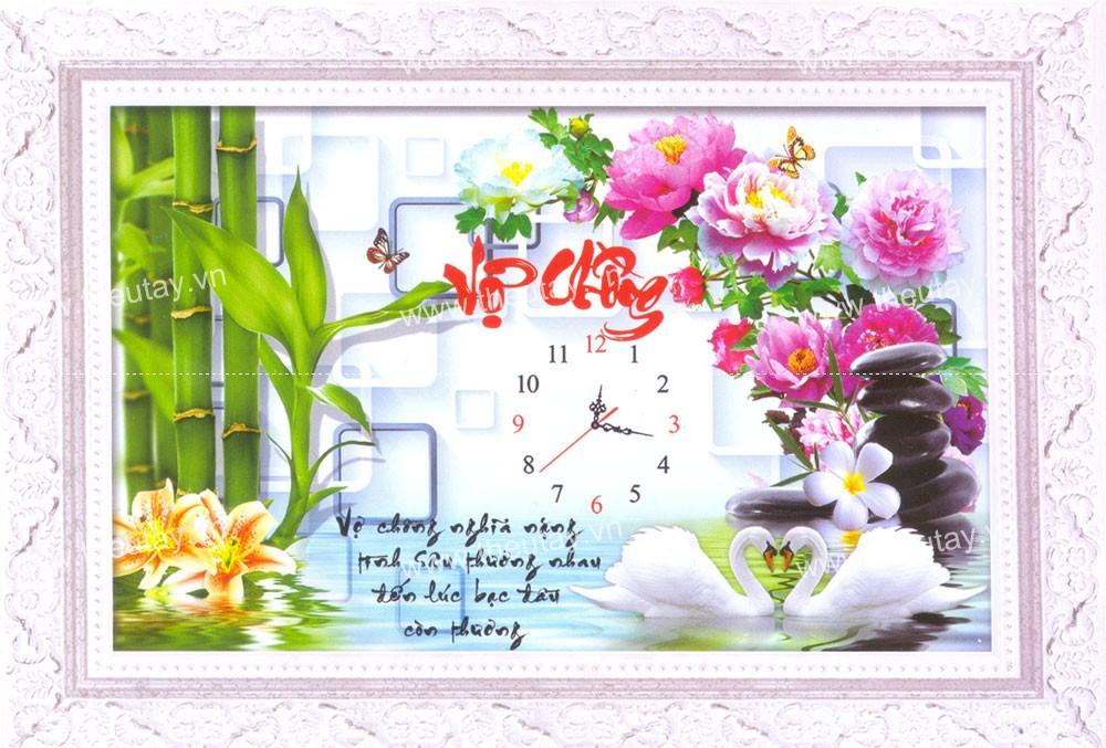 Tranh thêu Vợ Chồng