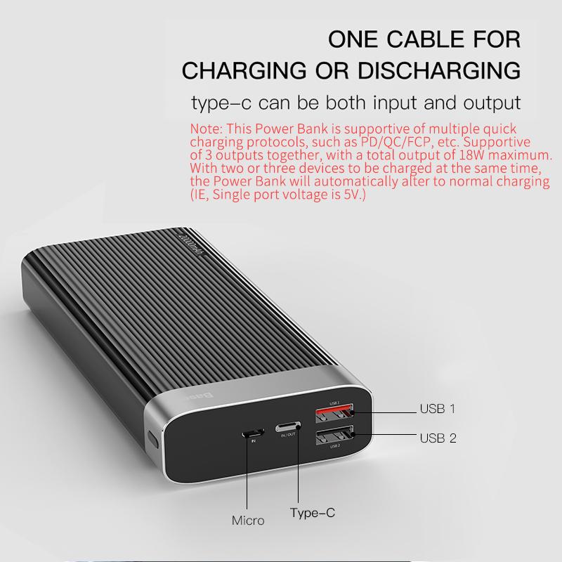 Pin dự phòng Baseus BS-20K 20000mAh