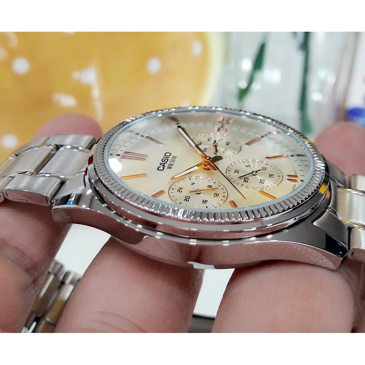 Đồng Hồ Nam Dây Thép Casio MTP-1375D-7A2VDF