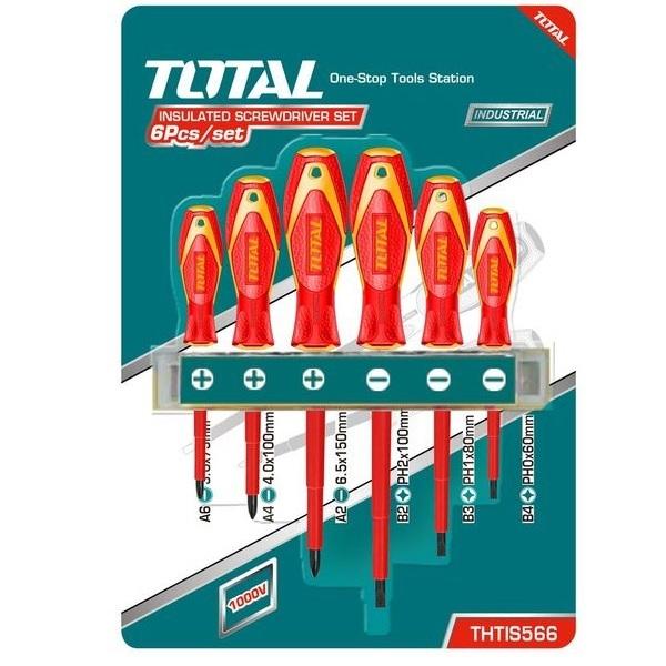 Bộ tuốc nơ vít Total THTIS566