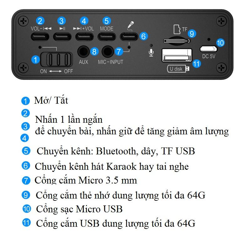 Loa Gỗ Super Bass PKCB 02