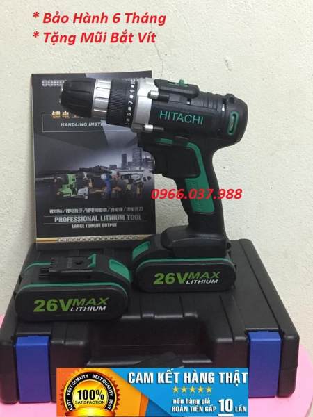 Khoan Pin HITACHI 26V- Kèm 2 Pin