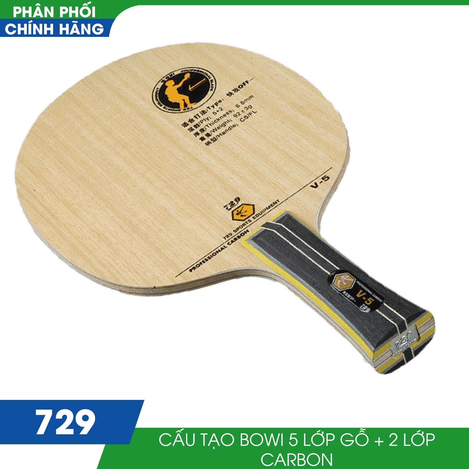 CỐT VỢT VÓNG BÀN 729 V5