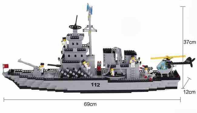 Lắp ráp tàu chiến USS-112