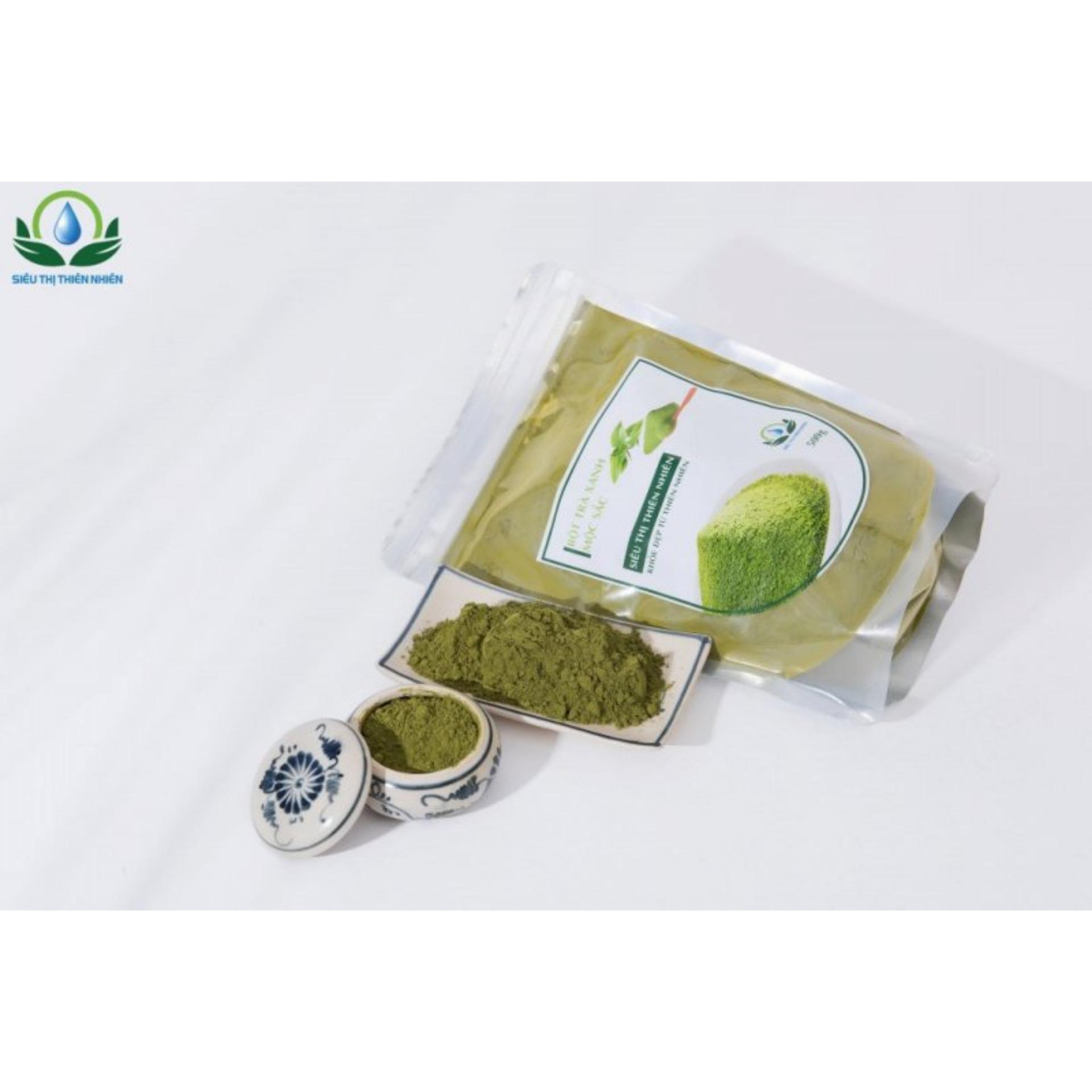 Bột trà xanh nguyên chất hai lúa 100g