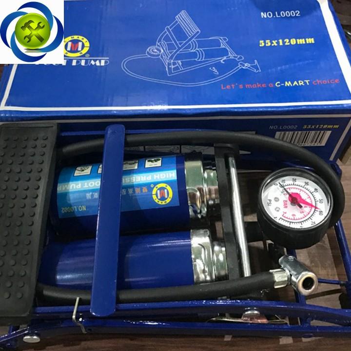BỘ BƠM ĐẠP 2 ỐNG C-MART L0002