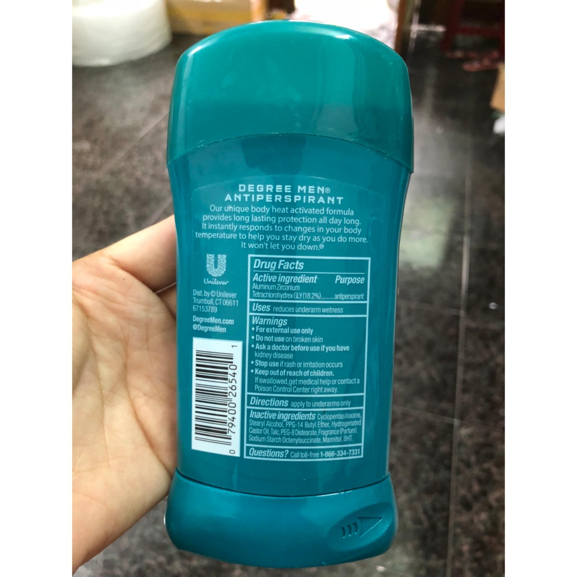 lăn khử mùi degree men cool rush 76g của Mỹ