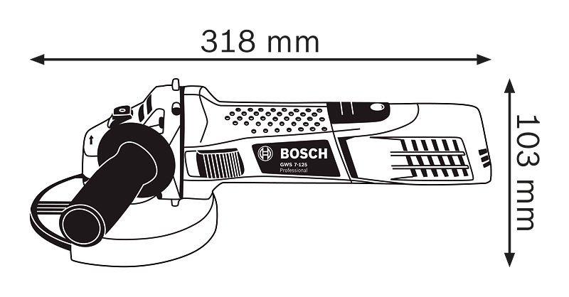 Máy mài góc Bosch GWS 7-125