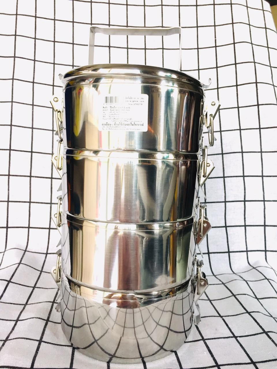 Camen đựng cơm Inox Sun Zebra 4 ngăn